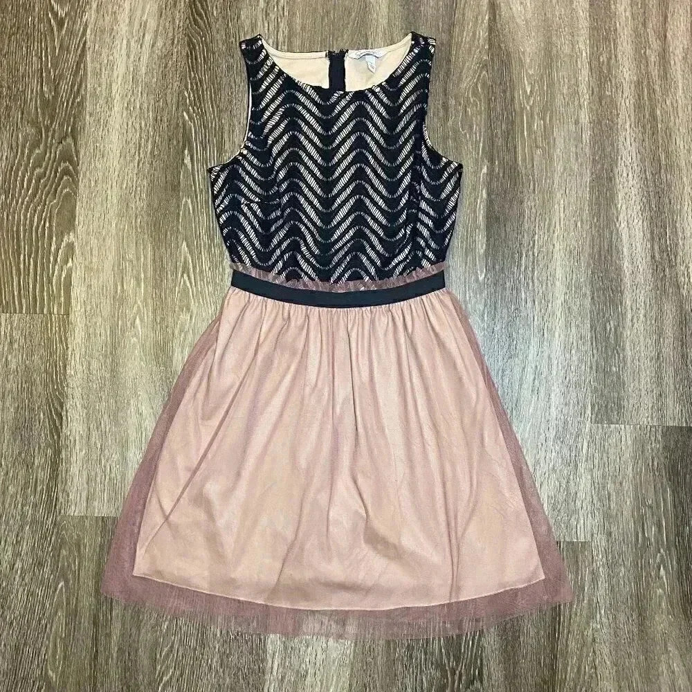 Pink and Black Speechless Tulle Dress - 7